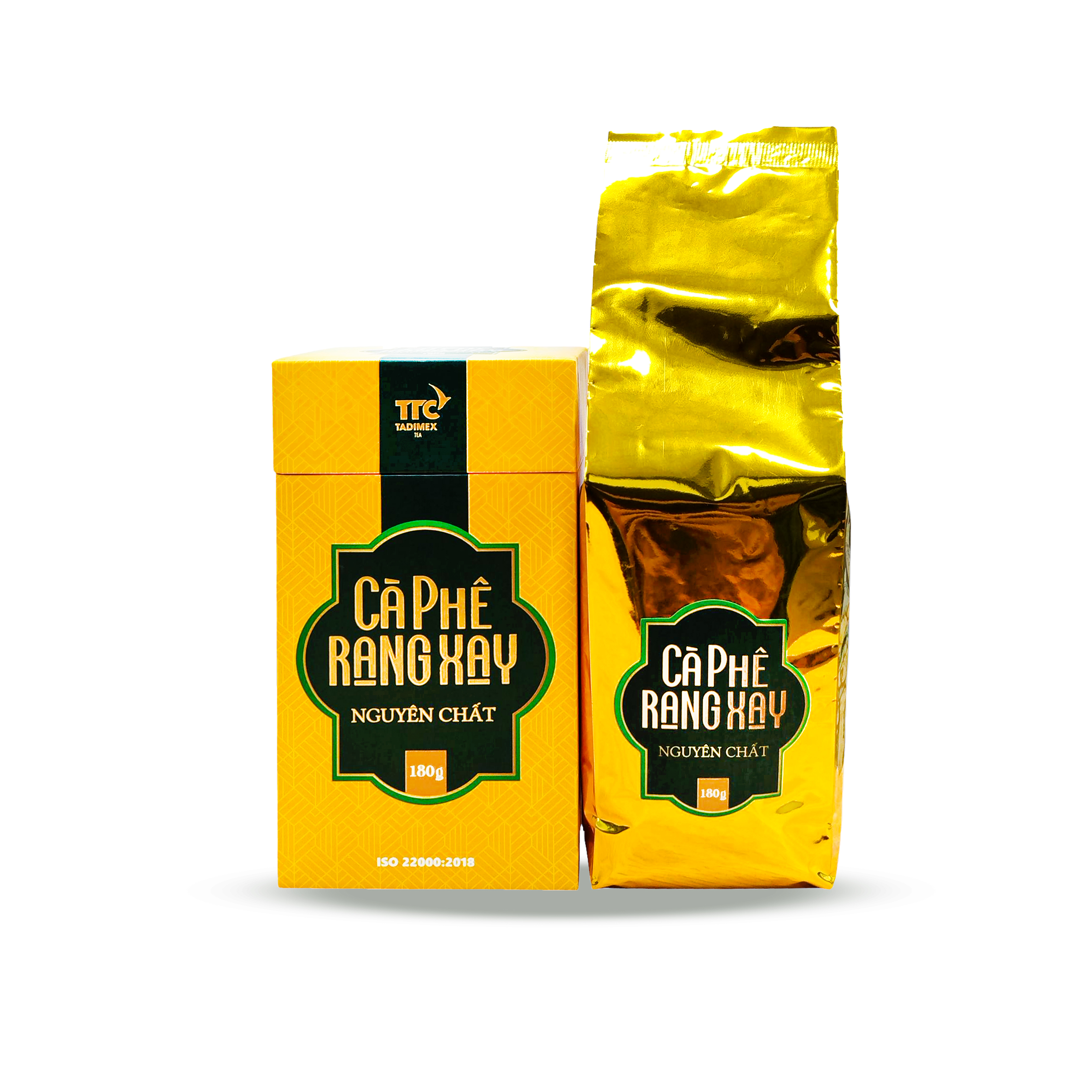 Hộp cà phê rang xay Tâm An Đại Cát 180g